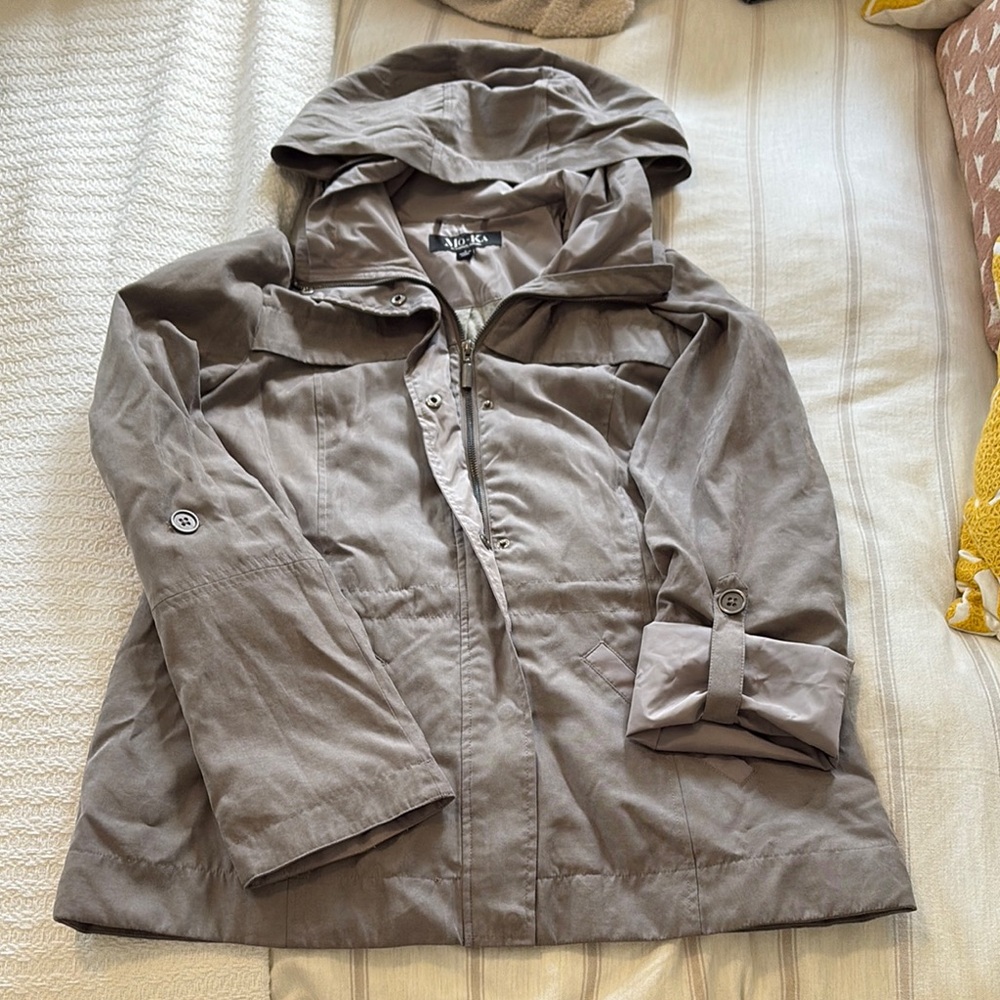 Women's Taupe Utility Jacket